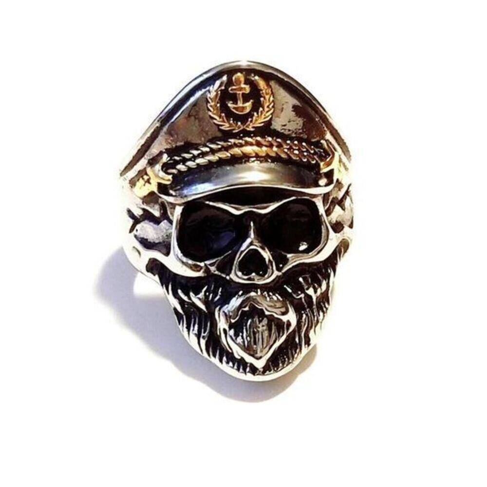 New stainless steel skull ring size 11